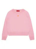 MAX&Co. Kids wool crew-neck sweater - Pink