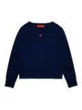 MAX&Co. Kids wool crew-neck sweater - Blue