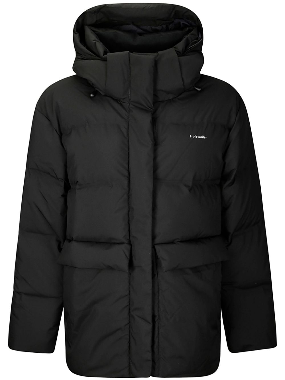 hooded puffer jacket