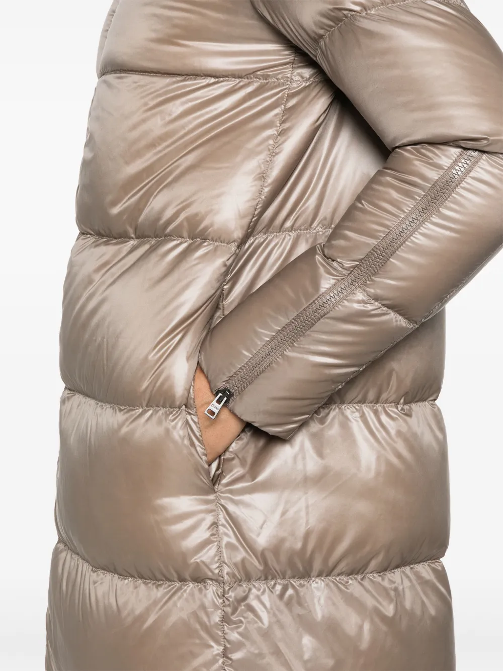 Herno Padded Coat In Brown