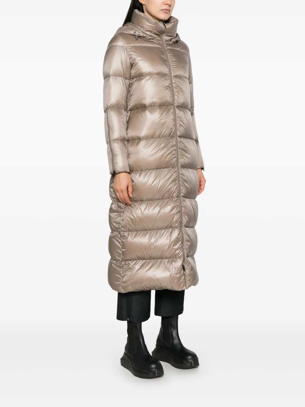 Herno Padded Coat In Brown