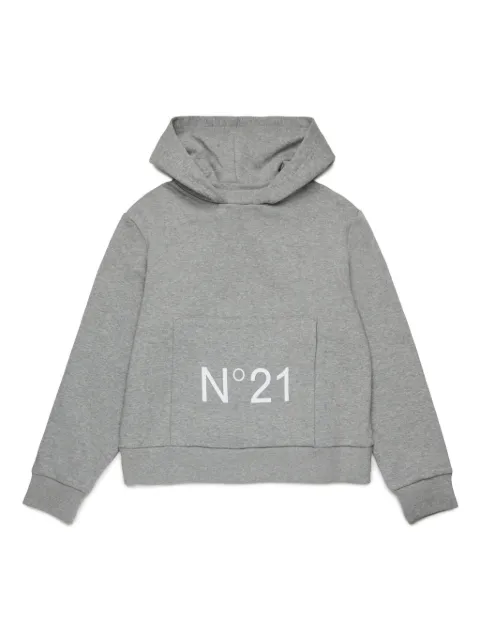 Nº21 Kids Hoodie mit Logo-Print