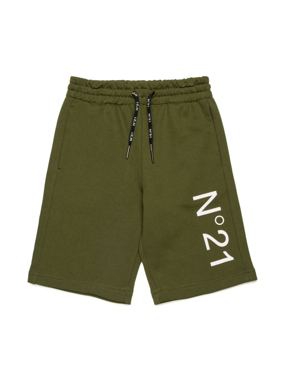 Nº21 Kids logo shorts - Green