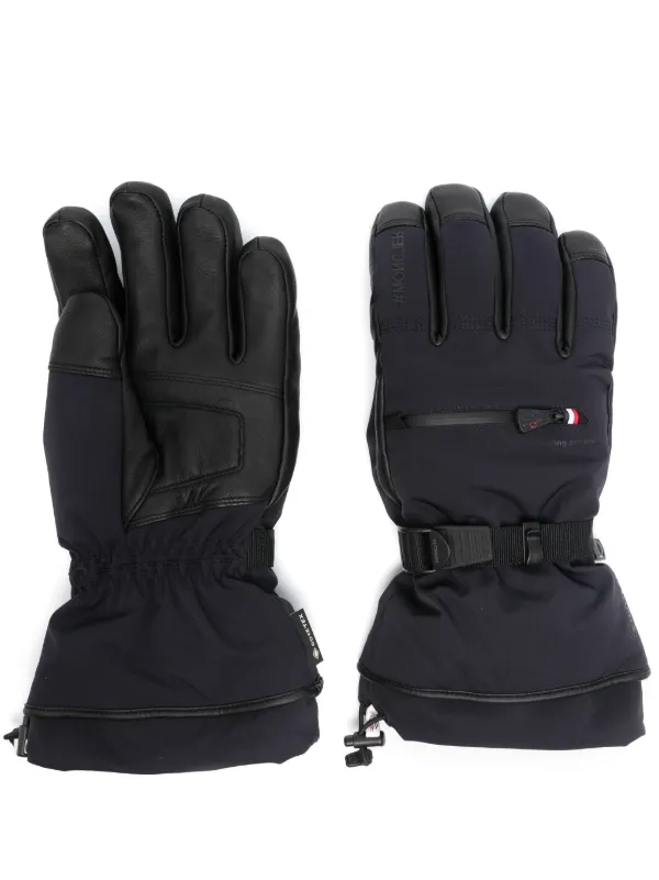Moncler Grenoble Padded Gloves in Blue