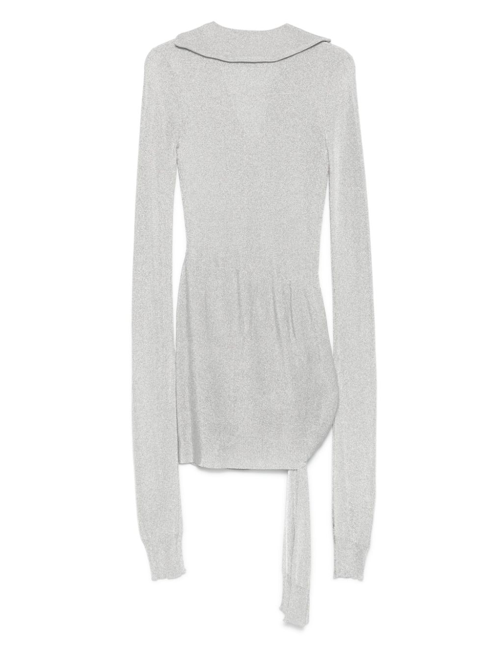 Coperni knotted long-sleeve mini dress Women