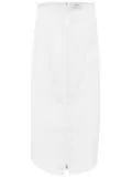 Coperni organza maxi skirt - White