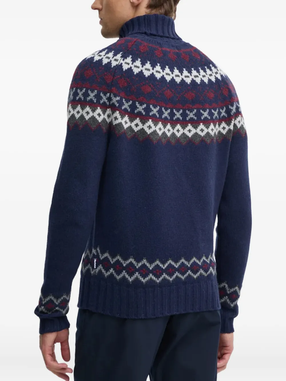 Barbour Coltrui met patroon - Blauw