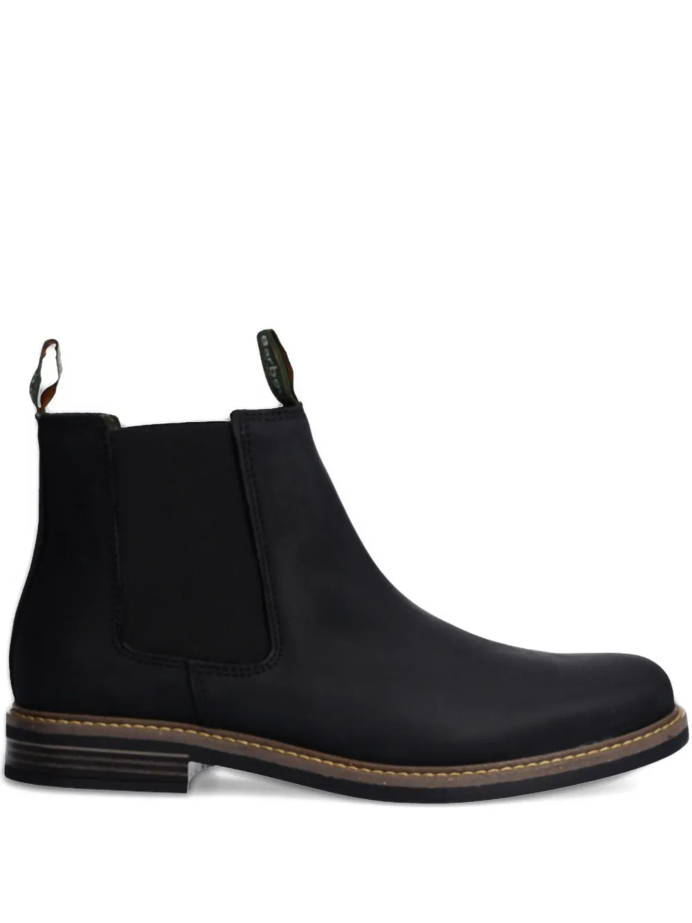 Barbour 30mm Farsley pull-tab chelsea boots | Black | Image 1