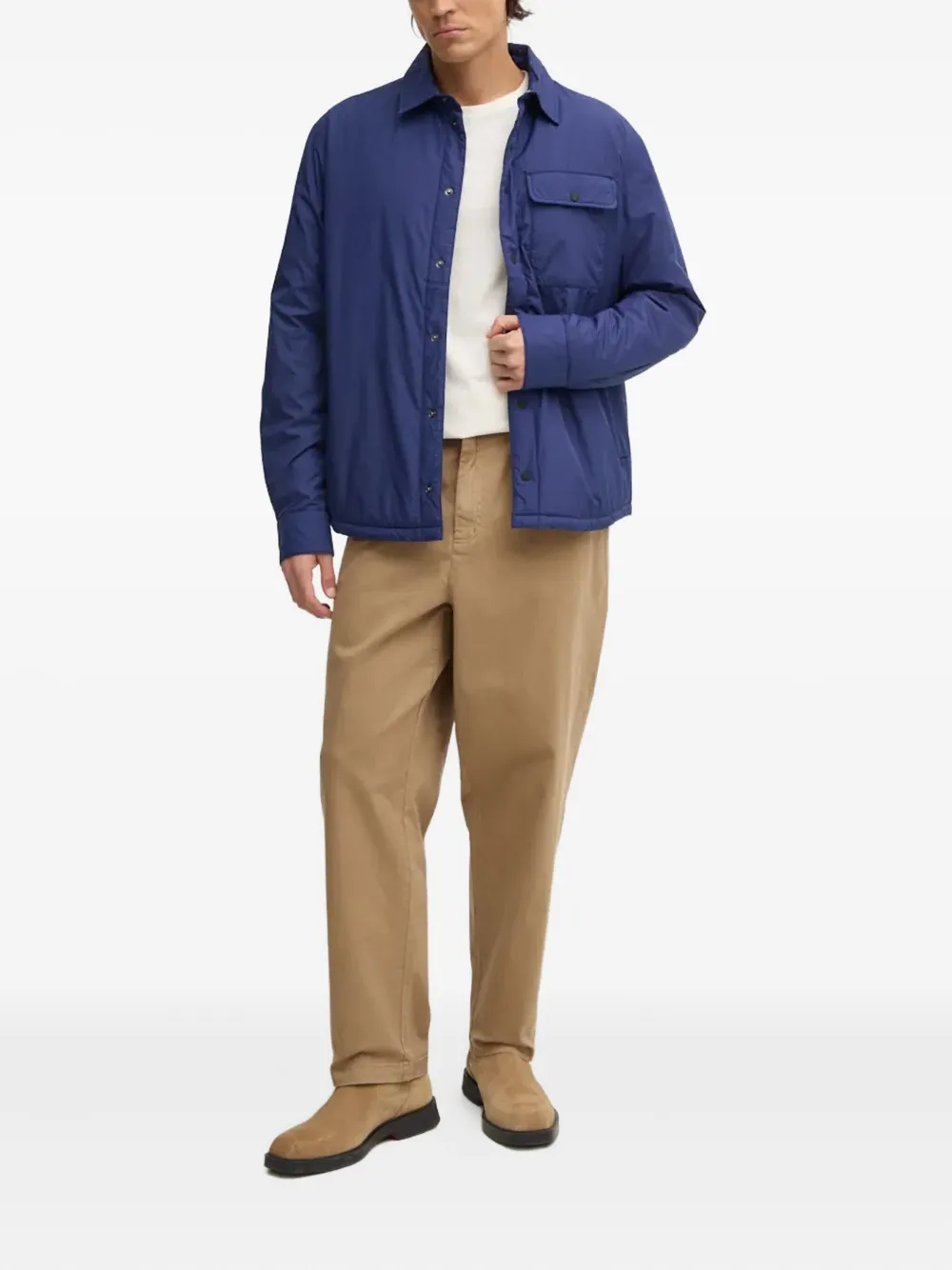 Barbour Broek met elastische tailleband - Beige