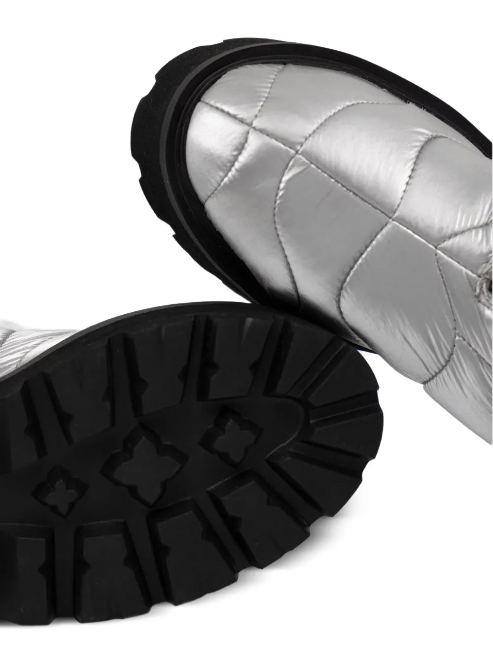 Blauer Elsie quilted zip boots Zilver