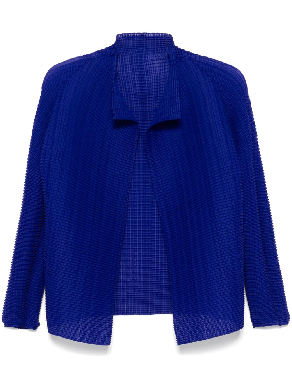 Pleats Please Issey Miyake Wooly Pleats 48 jacket - Blue