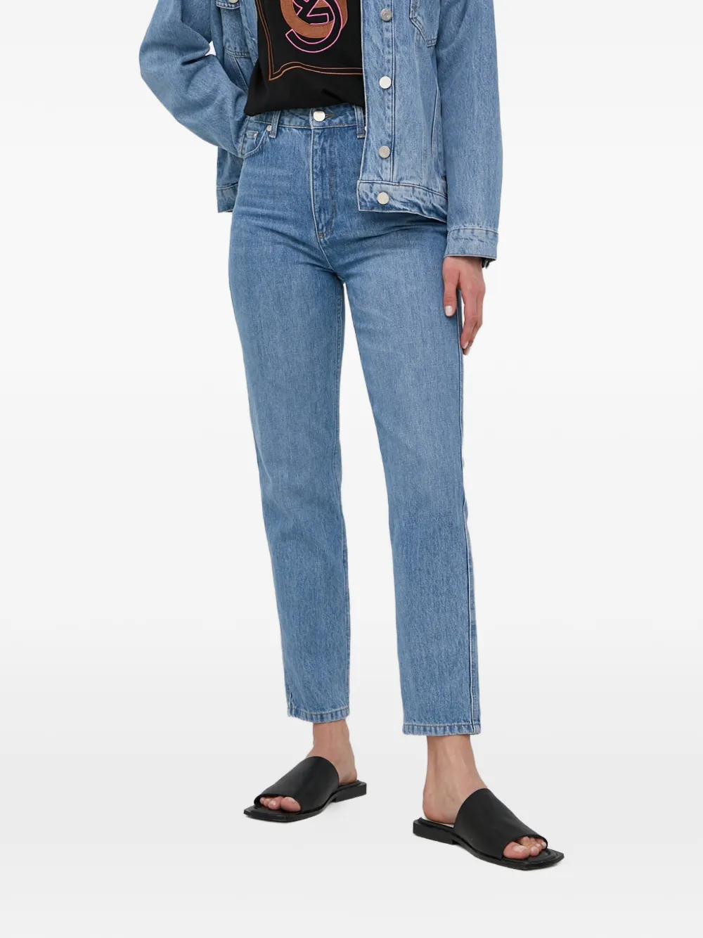 Gestuz high-waisted jeans - Blu