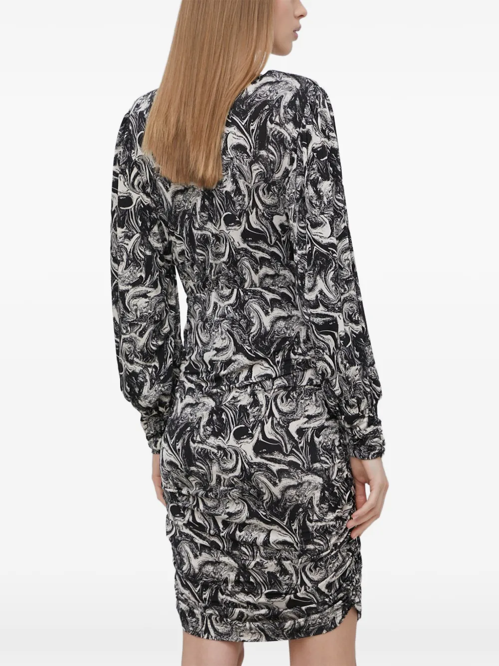 Gestuz Mini-jurk met V-hals Zwart