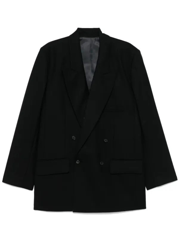 Michael Kors double breasted Blazer Black FARFETCH AU