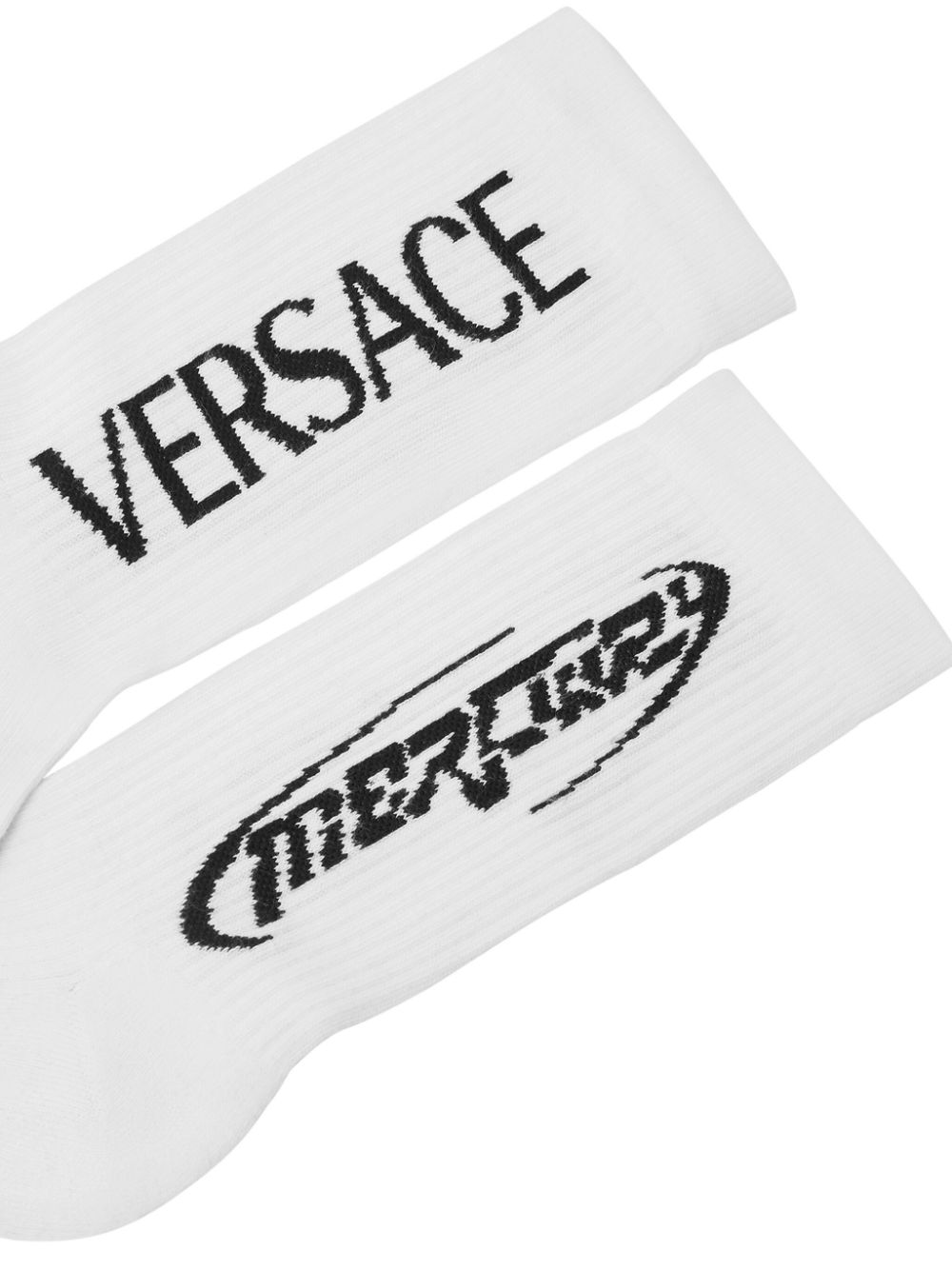 Versace Mercury-logo socks - Wit