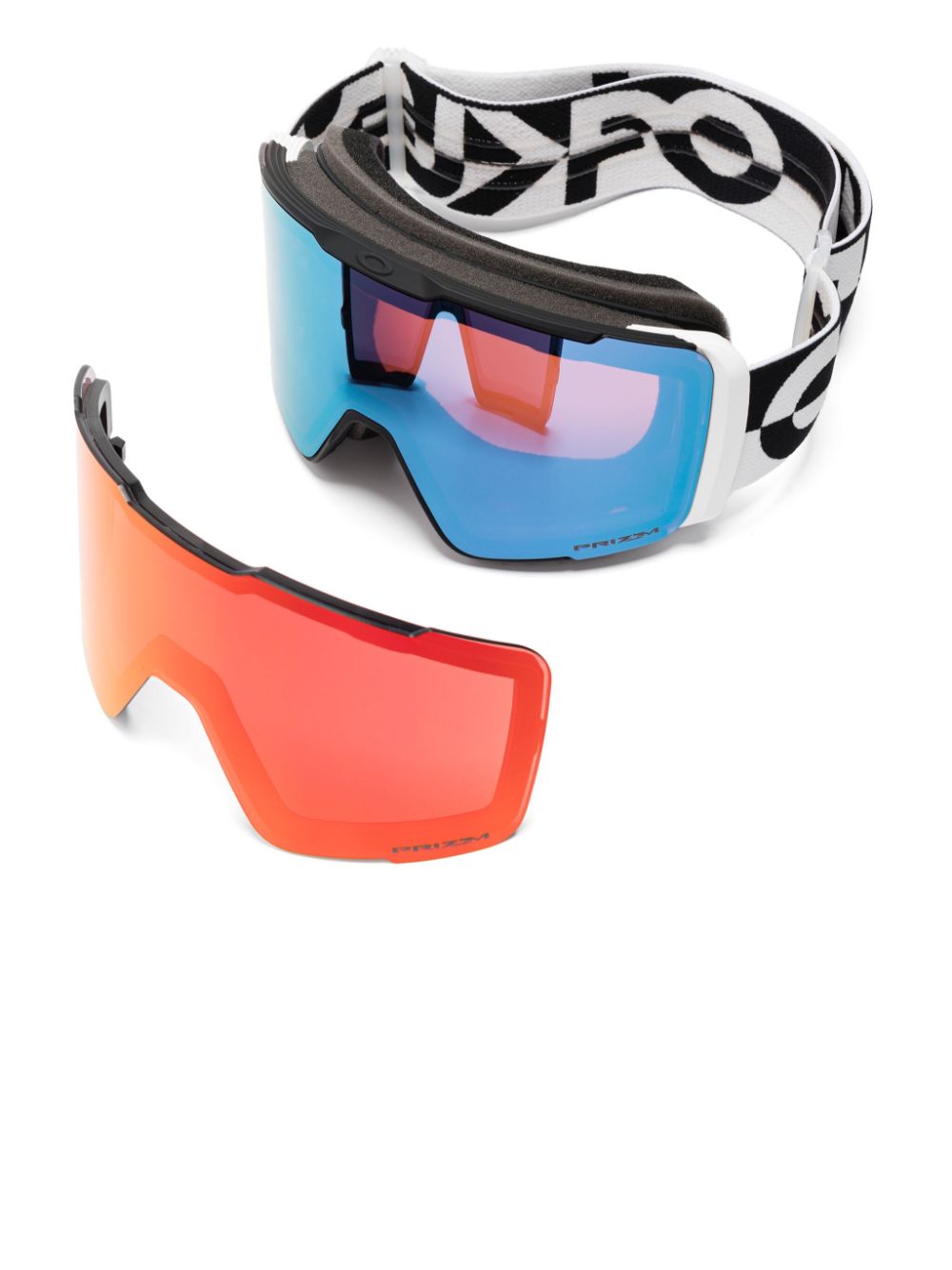 Oakley Line Miner skibril - Wit