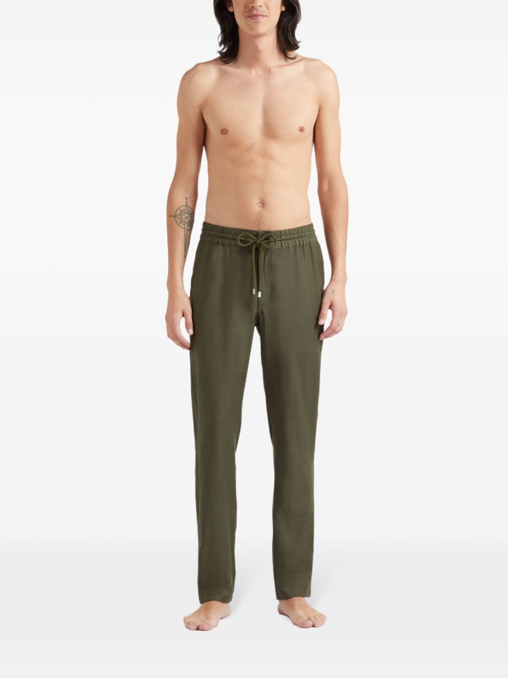 Vilebrequin wool trousers - Groen