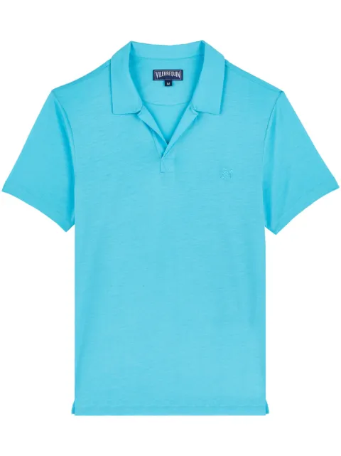 Vilebrequin playera tipo polo con logo bordado