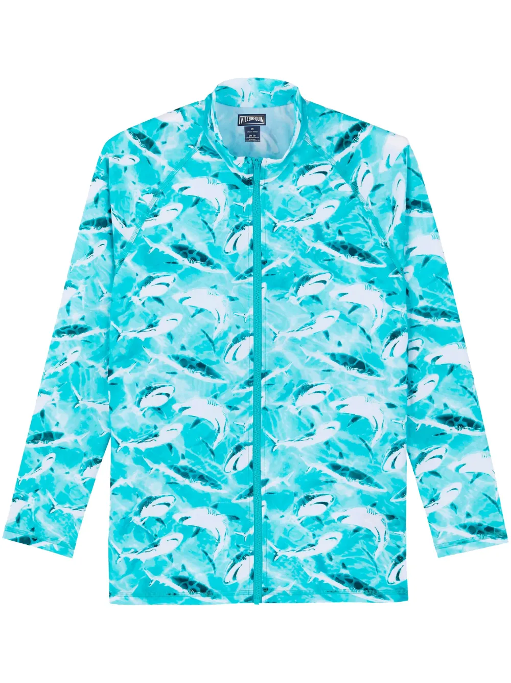 Vilebrequin Shark-print Rashguard In Blue