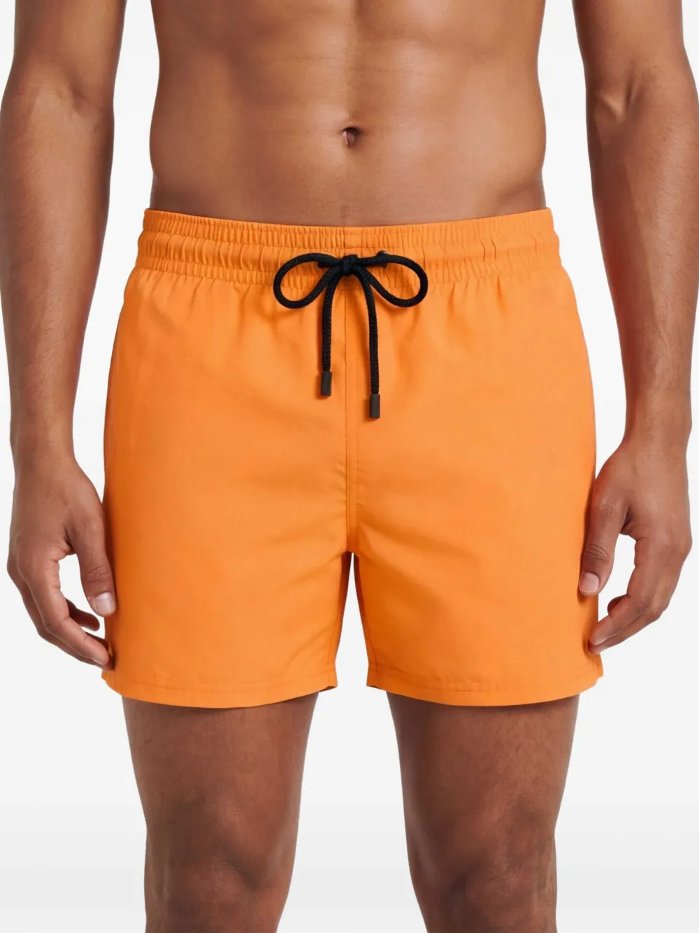 Vilebrequin Zwembroek met logopatch Oranje