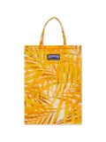 Vilebrequin palm leaves-print cotton pareo - 188 MANGO/ORANGE