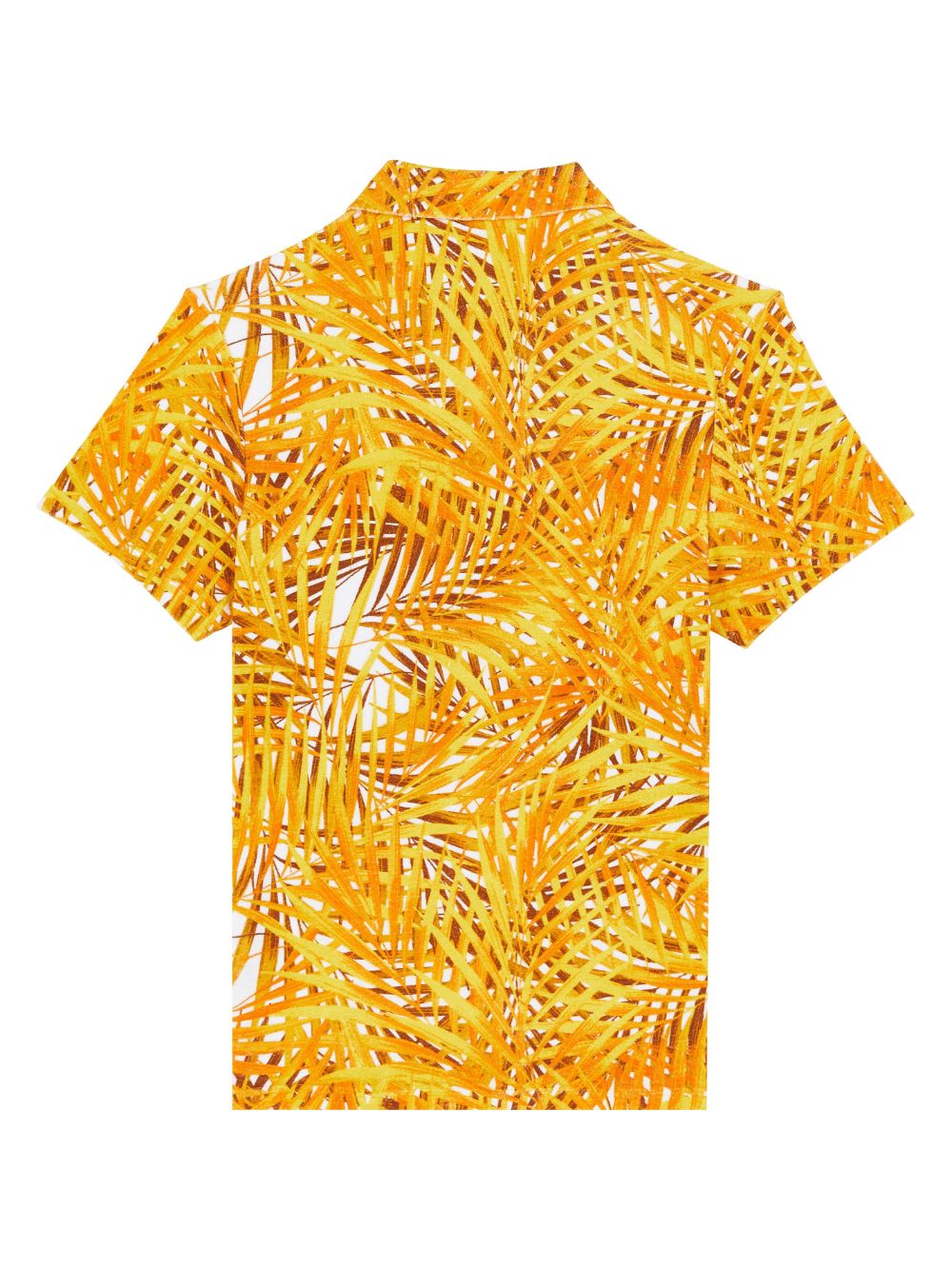 Vilebrequin Palm Leaves-print polo shirt - Oranje