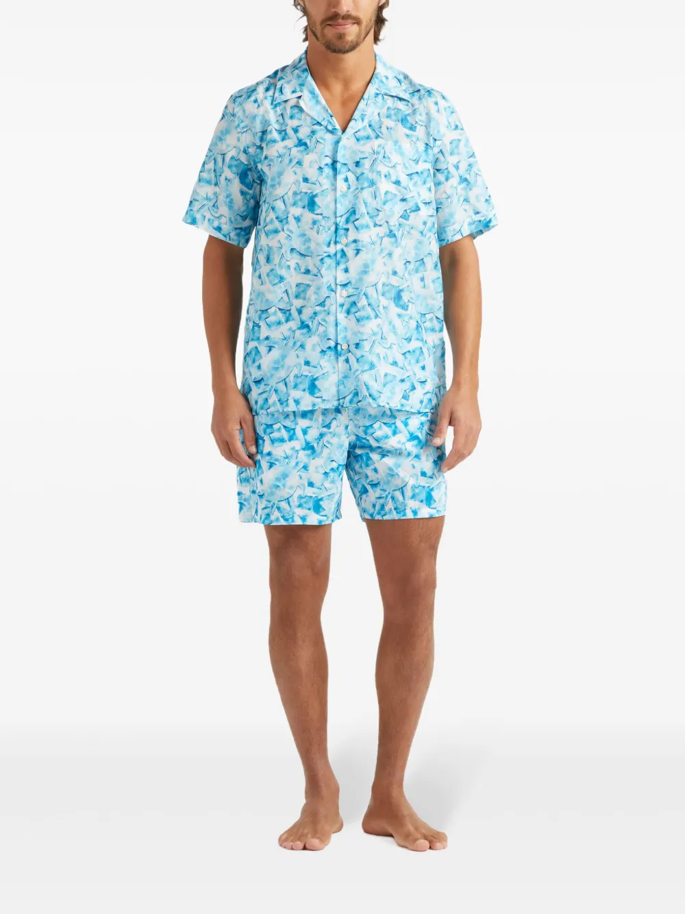 Vilebrequin Iced Turtles-print shirt - Wit
