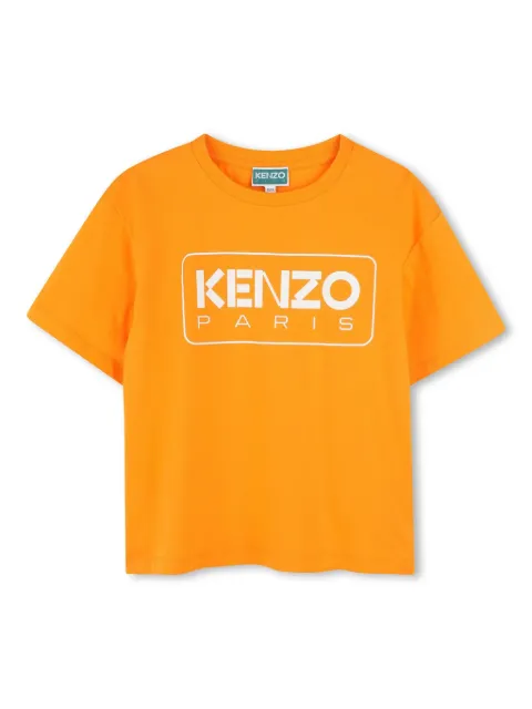 Kenzo Kids playera con logo estampado