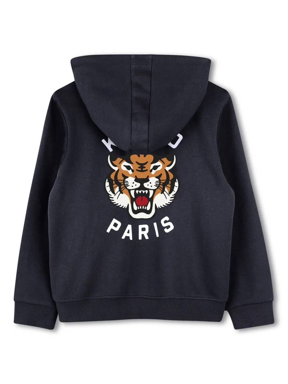 Kenzo Kids Hoodie met logoprint - Blauw