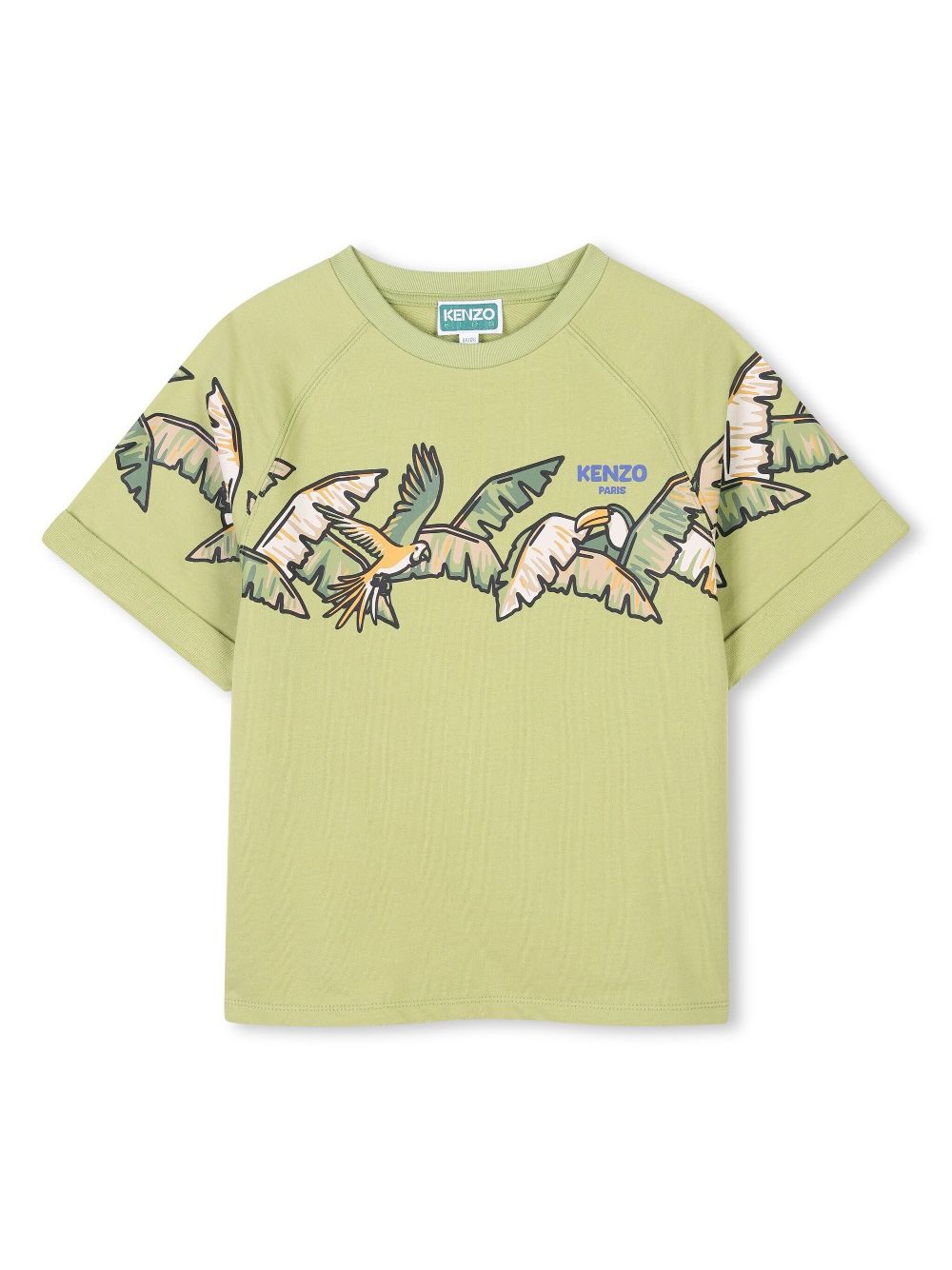 Kenzo Kids graphic-print T-shirt - Green