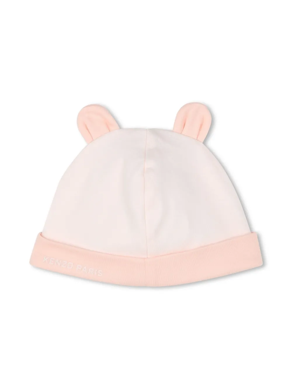 Kenzo Kids Pyjama muts en slabbetje met olifantprint Roze