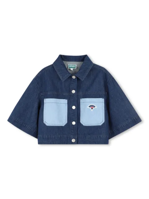 Kenzo Kids Boke Flower denim jacket 