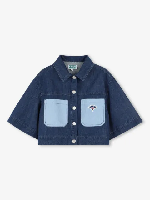 Kenzo Kids Boke Flower denim jacket 