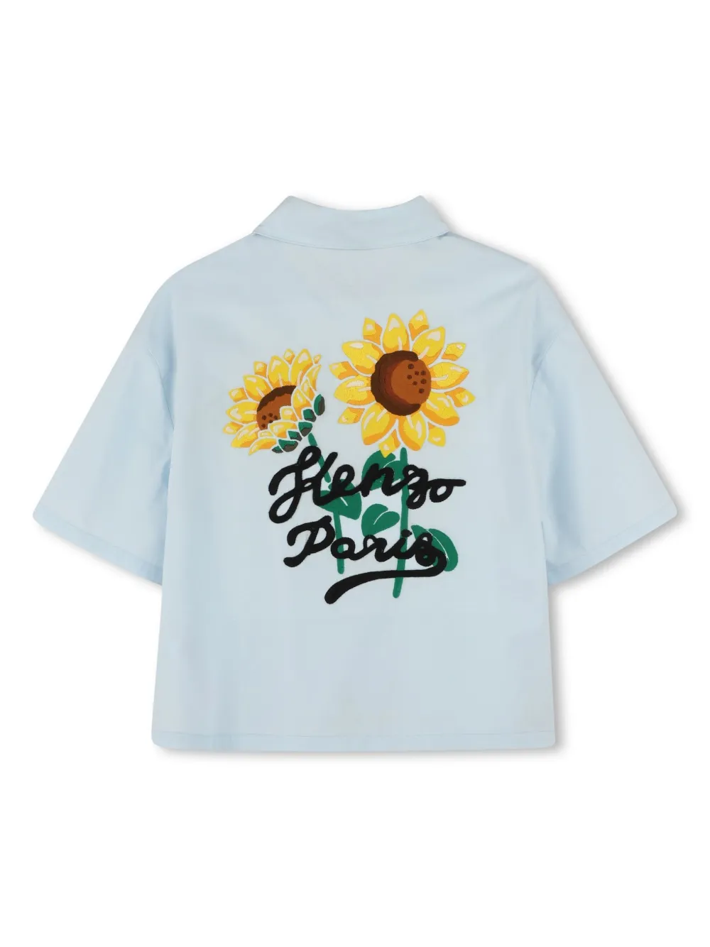 Kenzo Kids Shirt met korte mouwen - Blauw