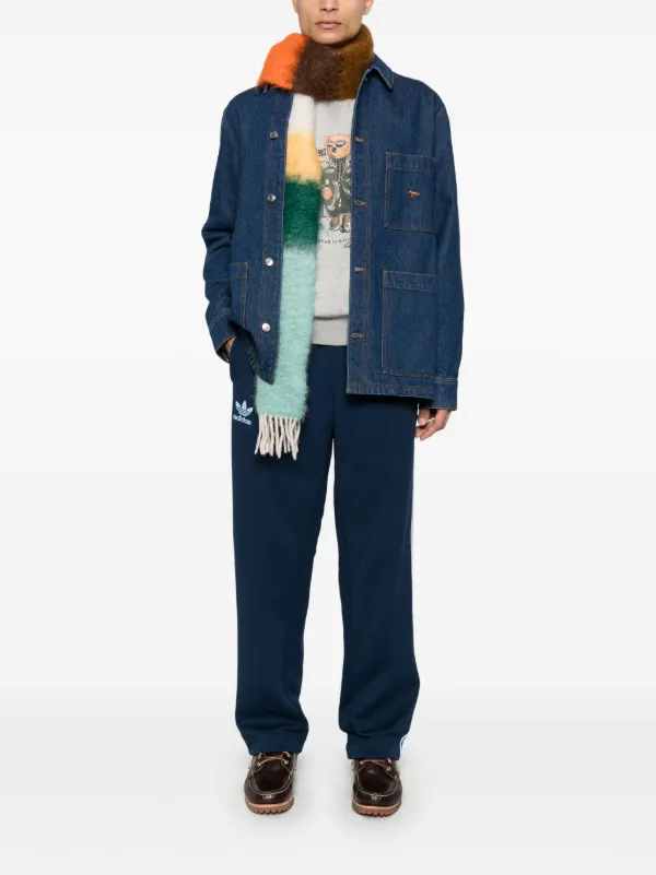 Maison Kitsuné デニムジャケット | ブルー | FARFETCH JP
