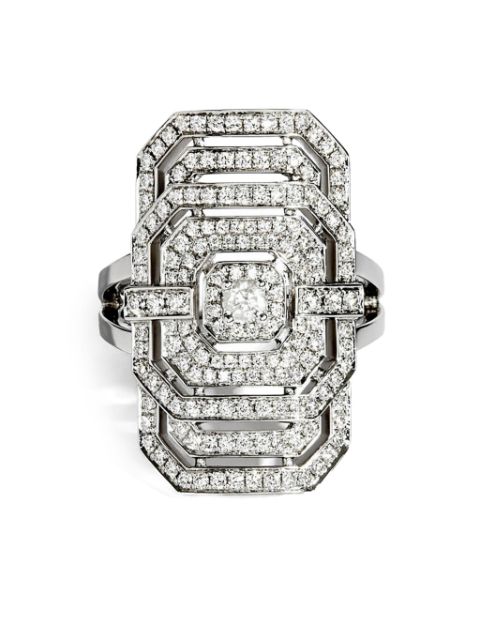 STATEMENT PARIS anillo My Way en plata de ley con diamantes