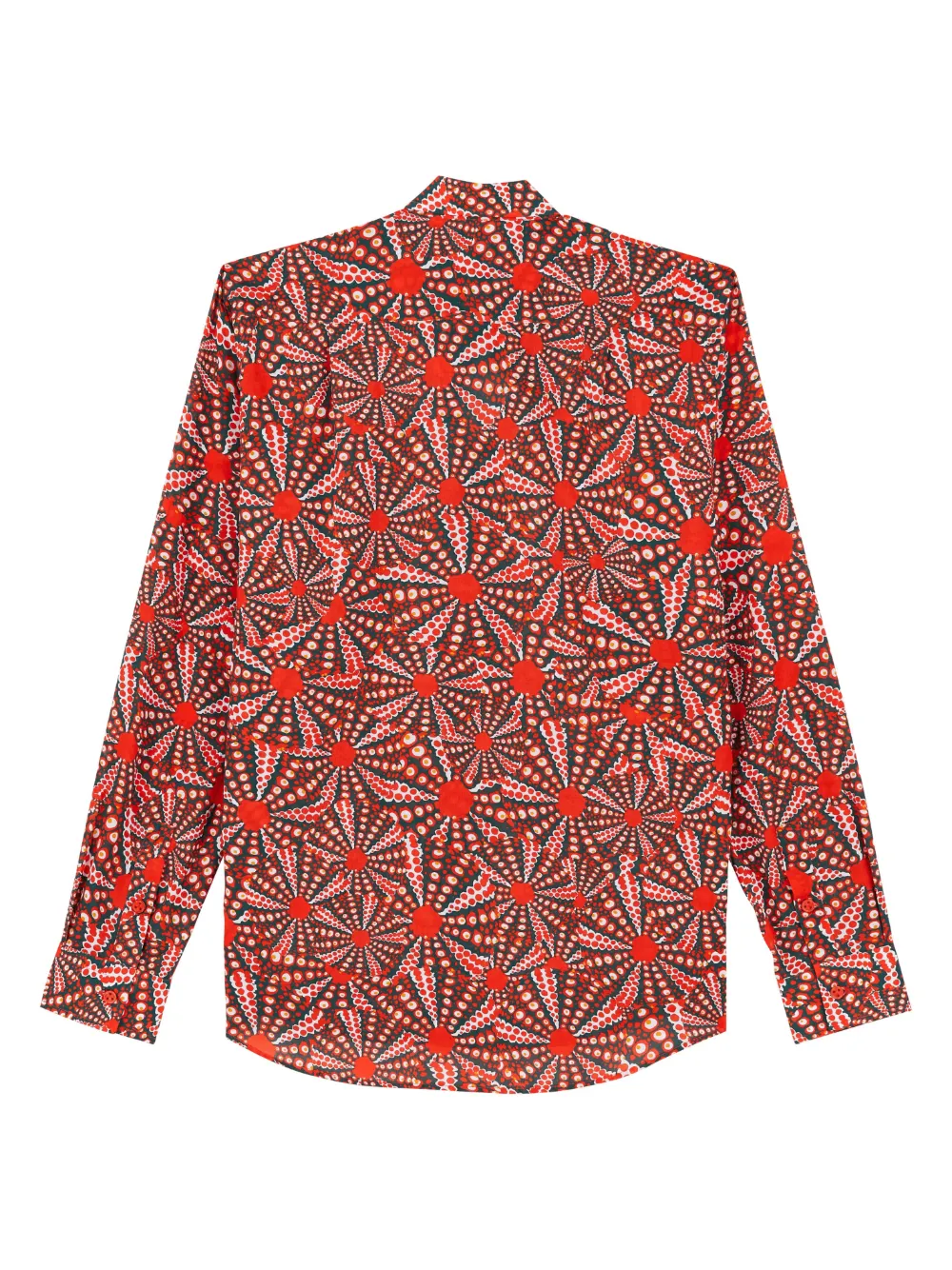Vilebrequin Katoenen overhemd met print Rood