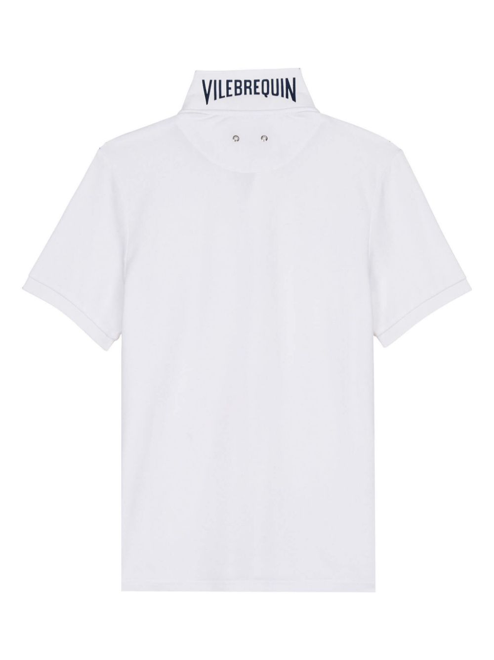 Vilebrequin logo-print polo shirt - Wit