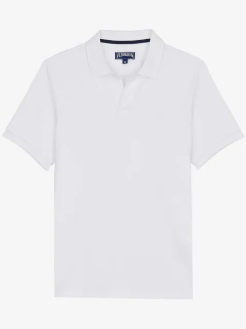 Vilebrequin playera tipo polo con logo estampado