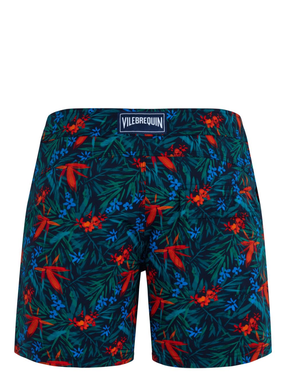 Vilebrequin Tropical Flowers-print swim shorts - Blauw