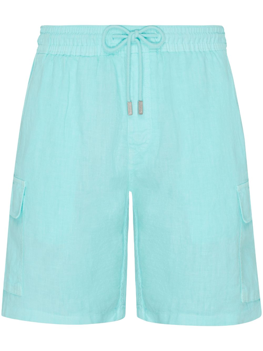 Vilebrequin linen bermuda shorts - Blue