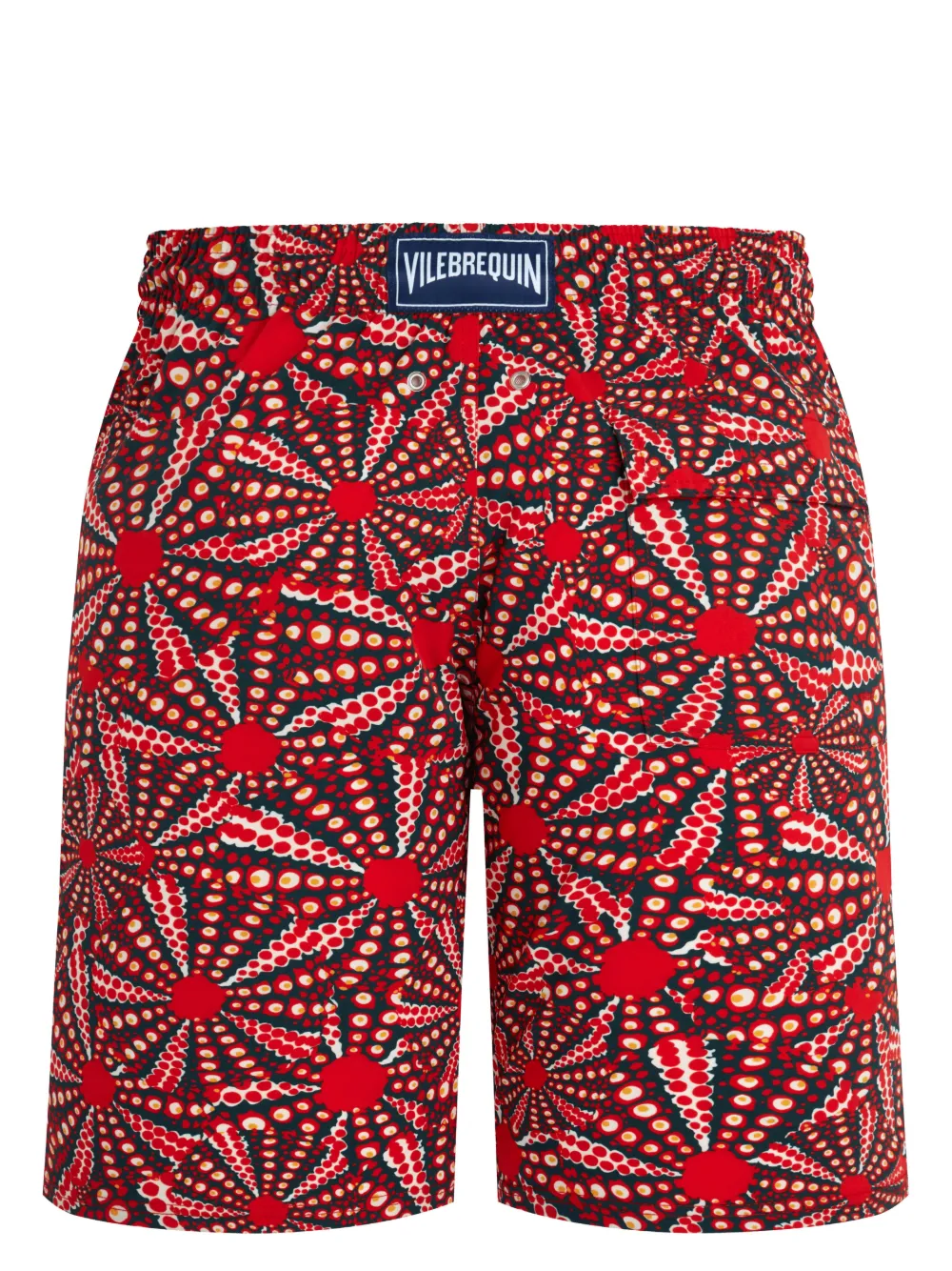 Vilebrequin Oursinades-print swim shorts - Rood