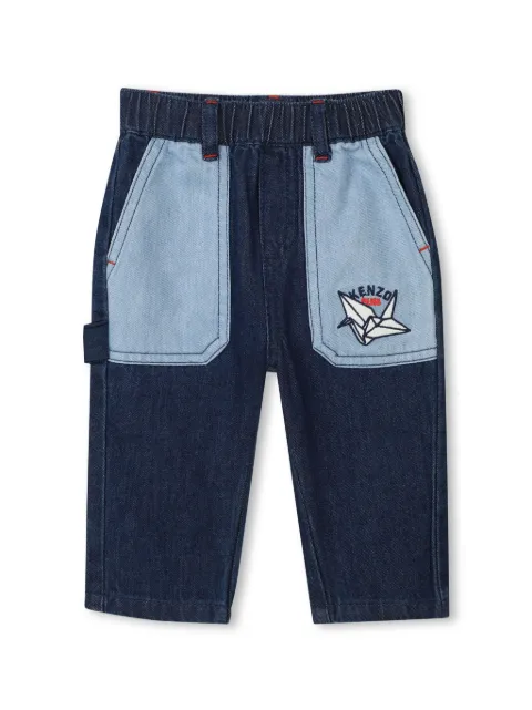 Kenzo Kids colour-block jeans