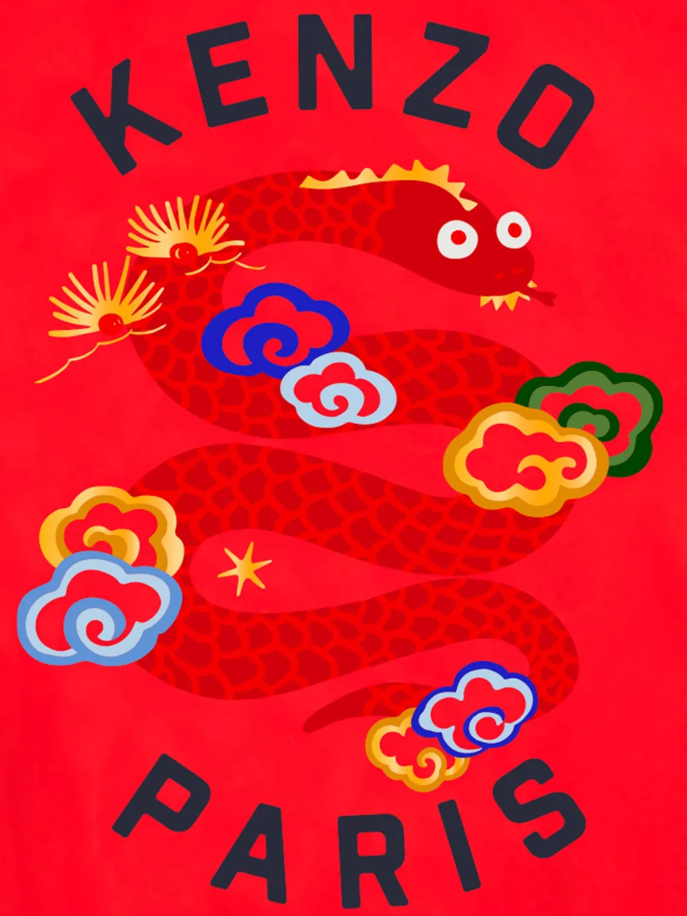 Kenzo Kids Jack met logoprint Rood
