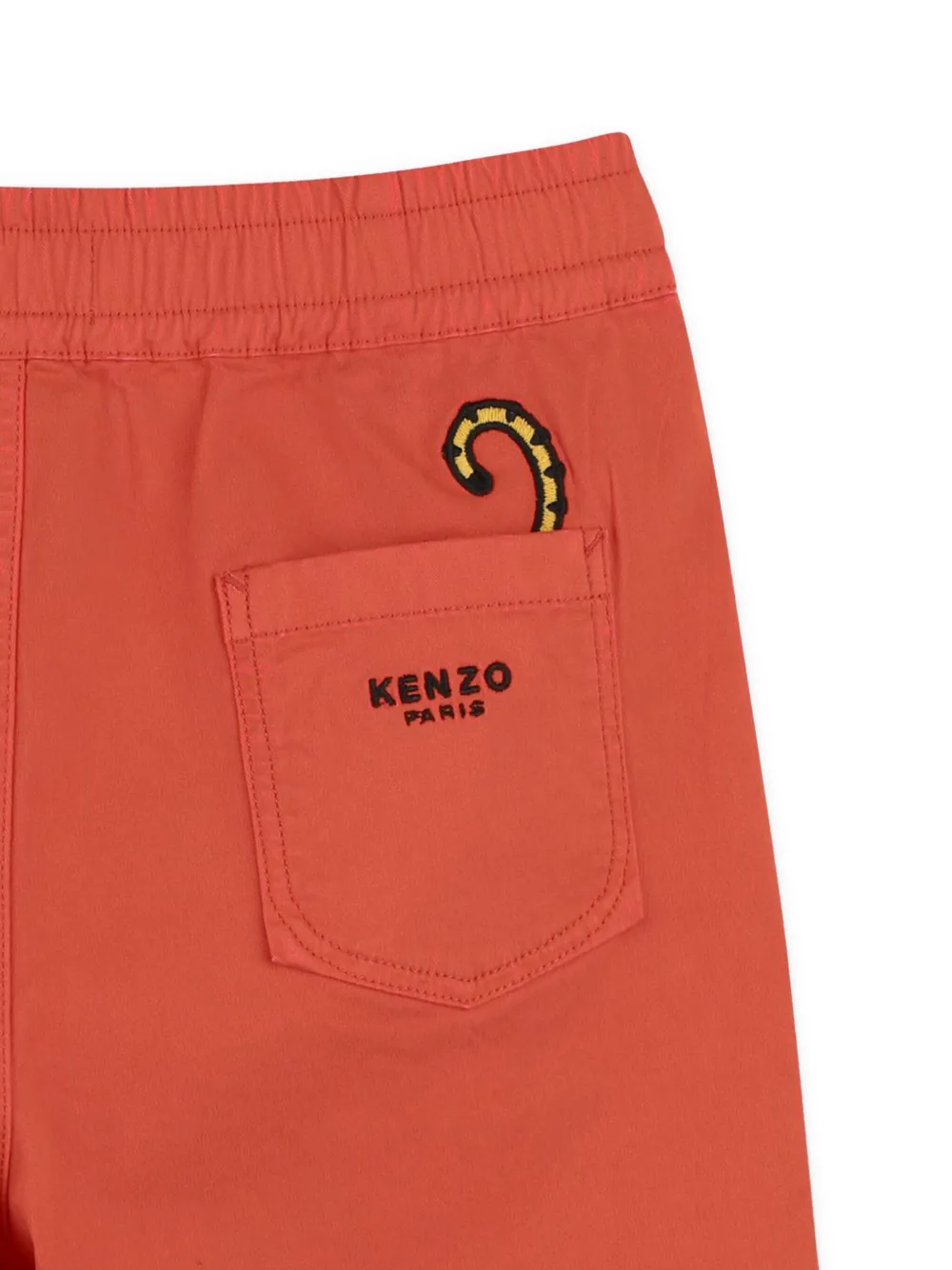 Kenzo Kids Shorts met geborduurd logo Rood