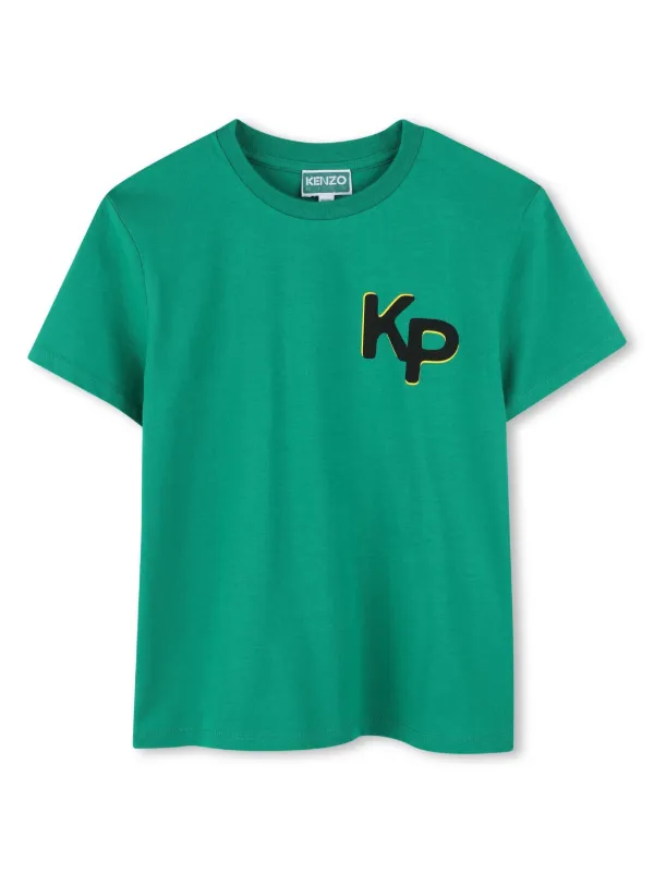 Kenzo Kids Camiseta Con Logo Estampado Verde FARFETCH ES