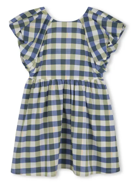 Kenzo Kids vestido con motivo de cuadros