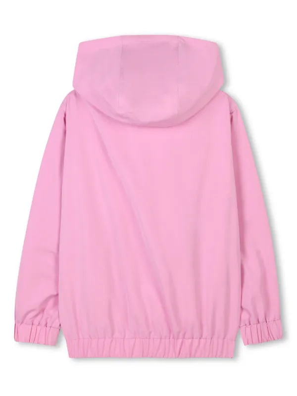 Kenzo Kids Hooded Windbreaker | Pink | FARFETCH UK