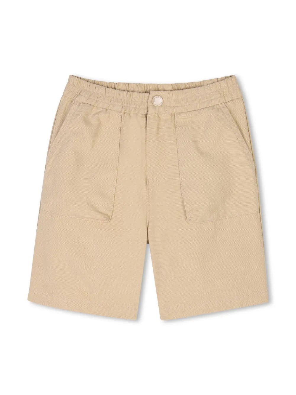 Kenzo Kids Bermuda shorts met geborduurde zonnebloem Beige