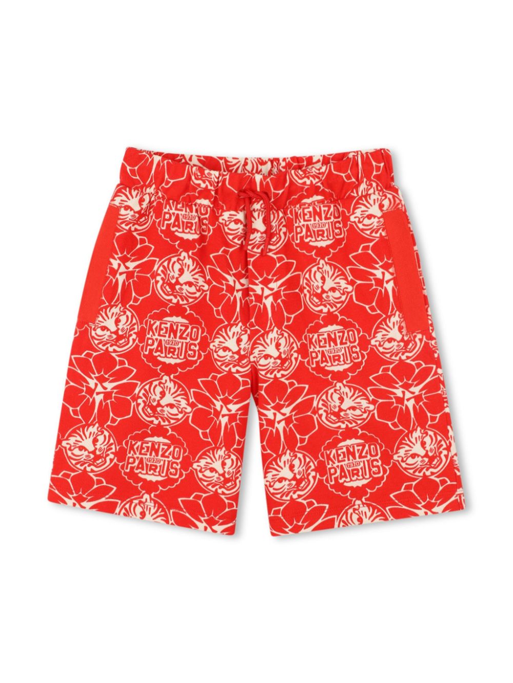 Kenzo Kids Bermuda shorts met print Rood